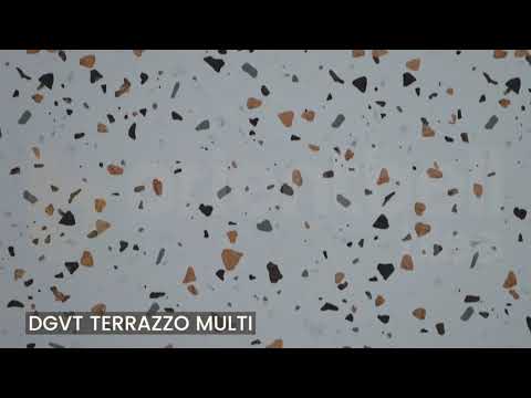 Matte Finish DGVT Terrazzo Multi Glazed Vitrified Tiles 600x1200 mm