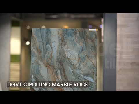 Matte Finish DGVT Cipollino Marble Rock Glazed Vitrified Tiles 600x1200 mm