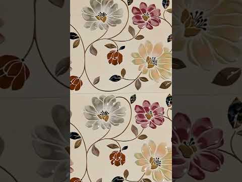 Glossy Finish OHG Calendula Multi HL Ceramic tile 300x450 mm