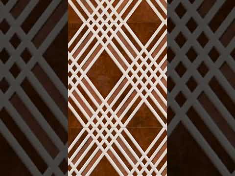 Matte Finish OHM Criss Cross Cotto HL Ceramic tile 300x450 mm