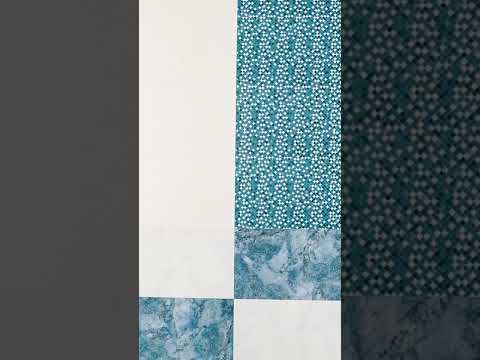 Glossy Finish OHG Pixel Mosaic Blue Aqua HL Ceramic tile 300x450 mm