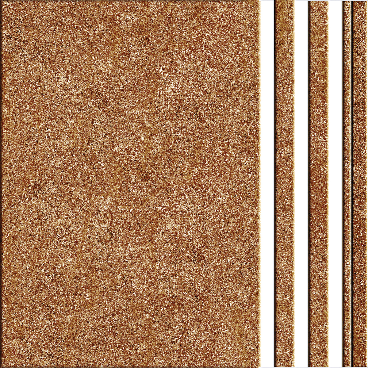Matte Finish HSP Step Nebula Brown Ceramic tile 300x300 mm
