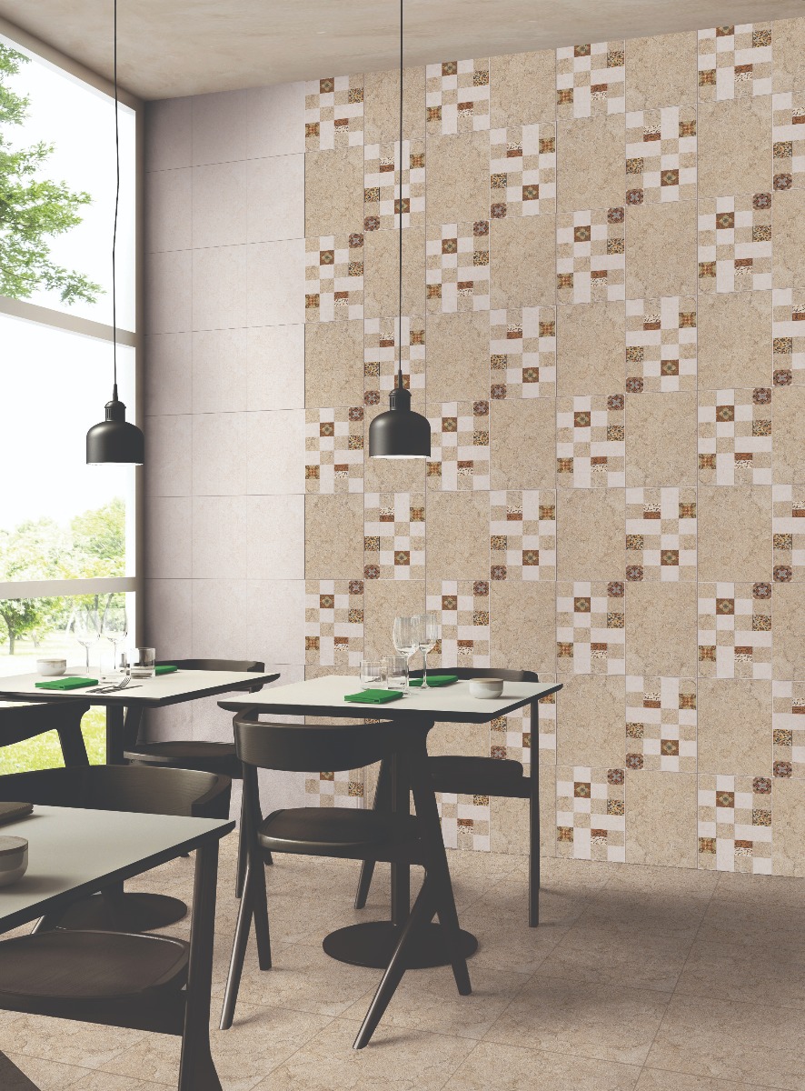 Glossy Finish HWG Rios Brown DK Ceramic tile 250x375 mm