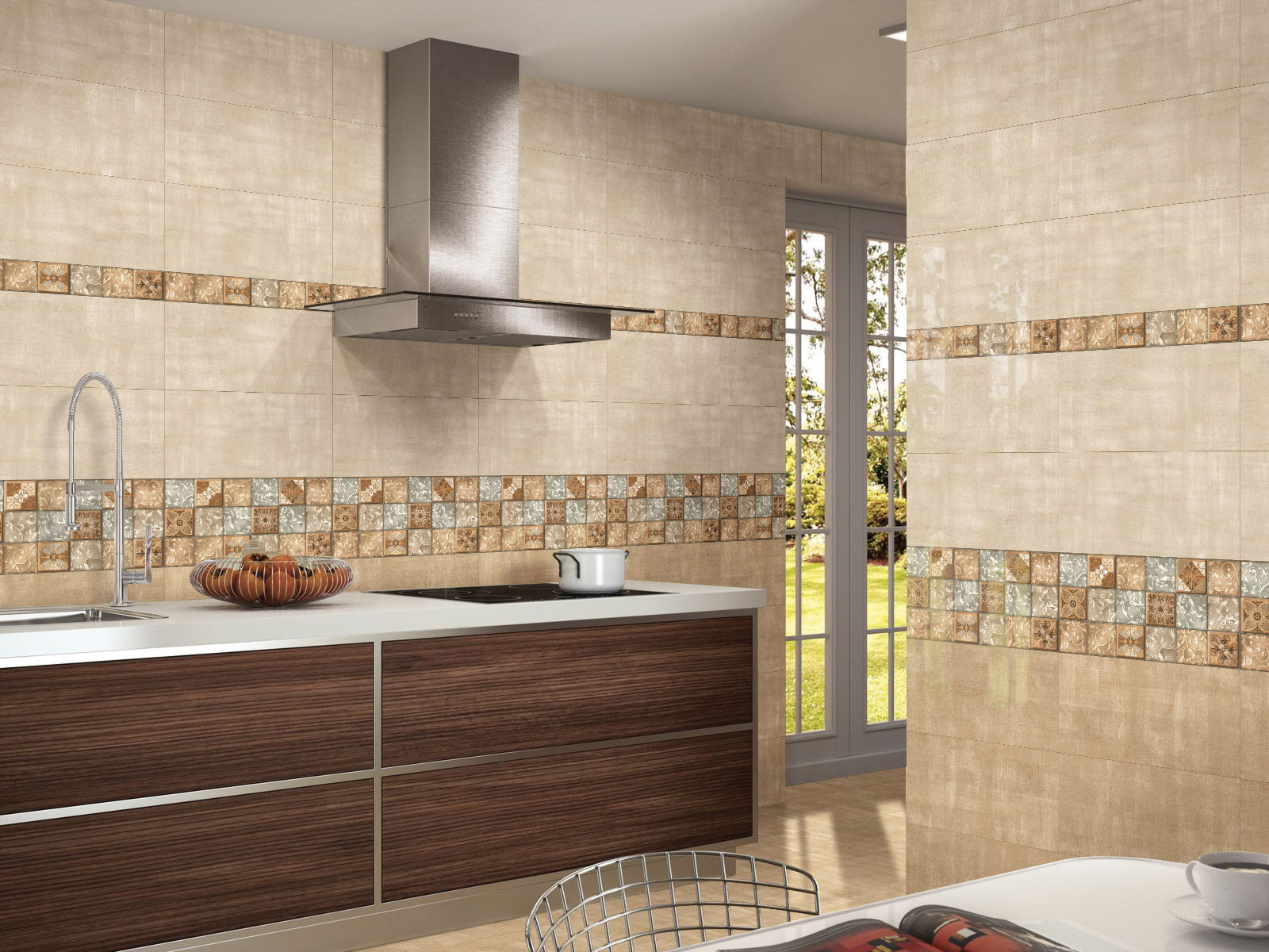 Sugar / Lapato Lapato Martini Beige Vitrified tile 300x600 mm