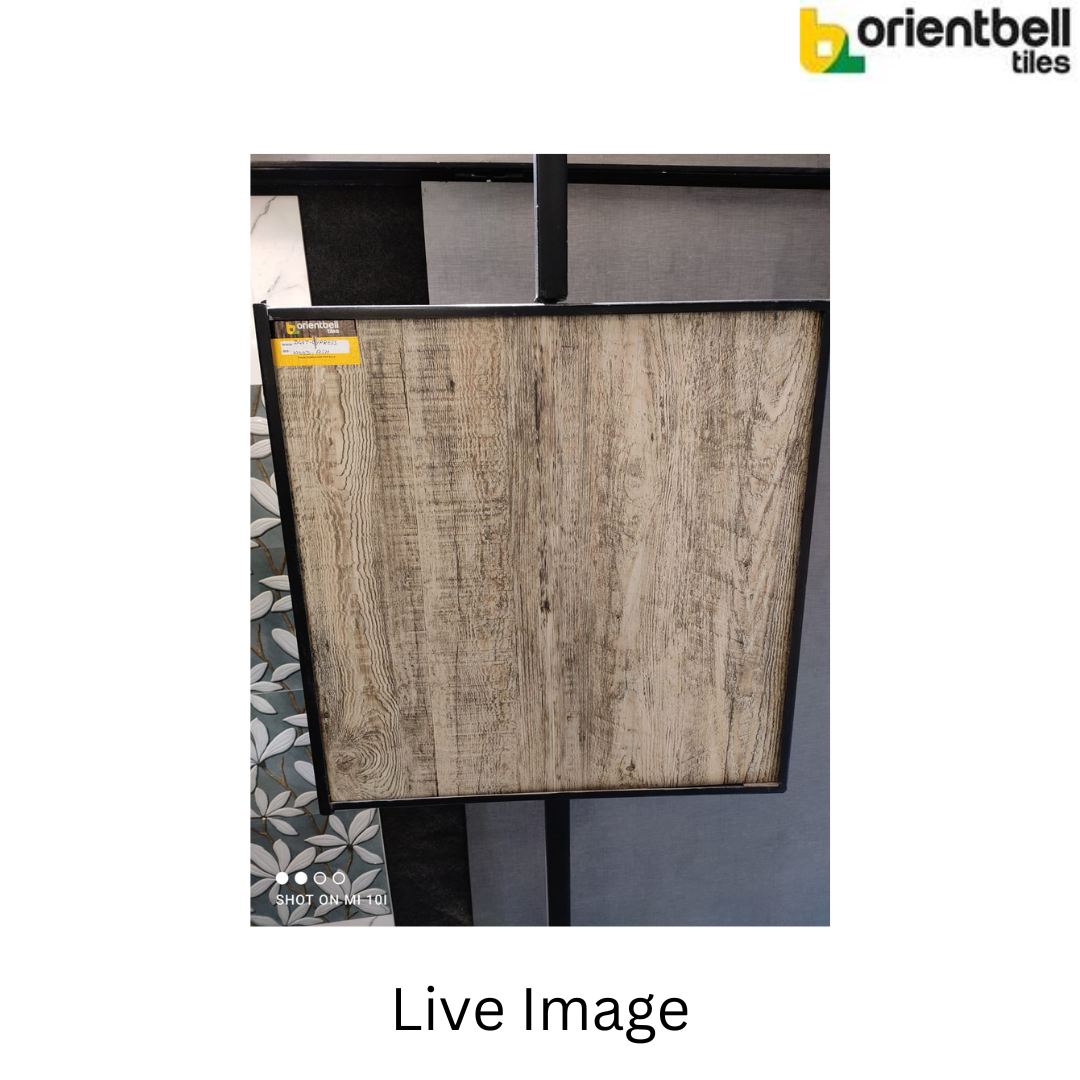 Matte Finish DGVT Cypress Wood Ash Vitrified tile 600x600 mm