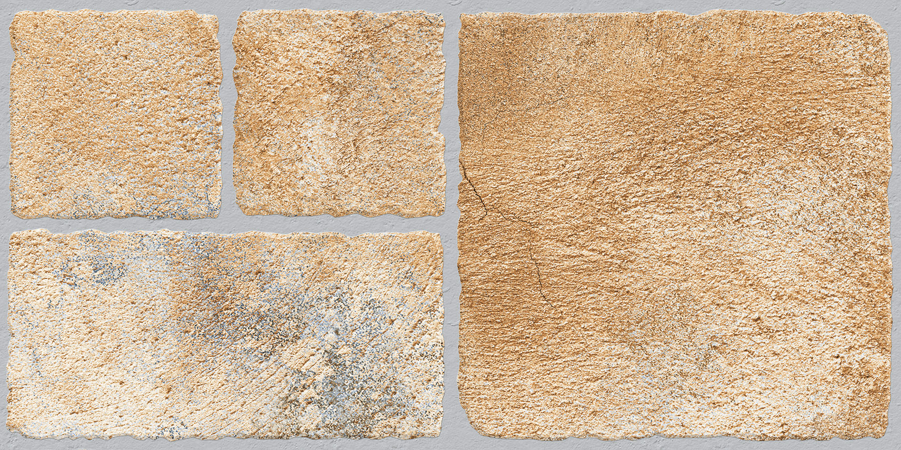 Matte Finish Mandala Universal Grunge Beige Glazed Vitrified Tiles 300x600 mm