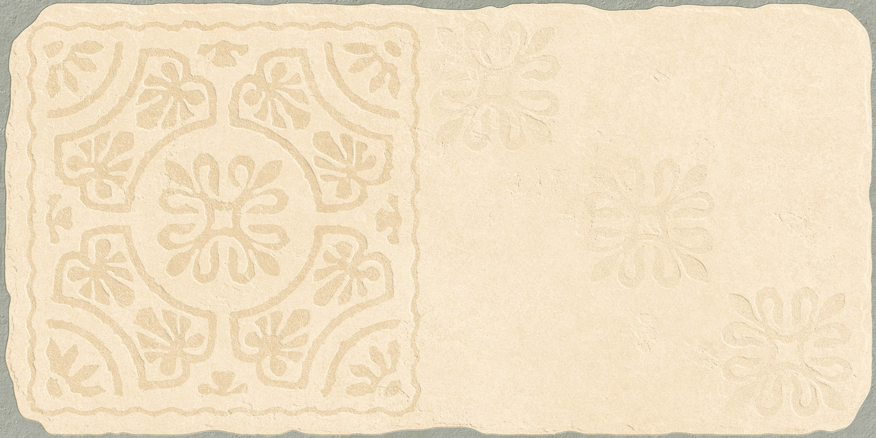 Matte Finish Mandala Universal Heritage Beige Glazed Vitrified Tiles 300x600 mm