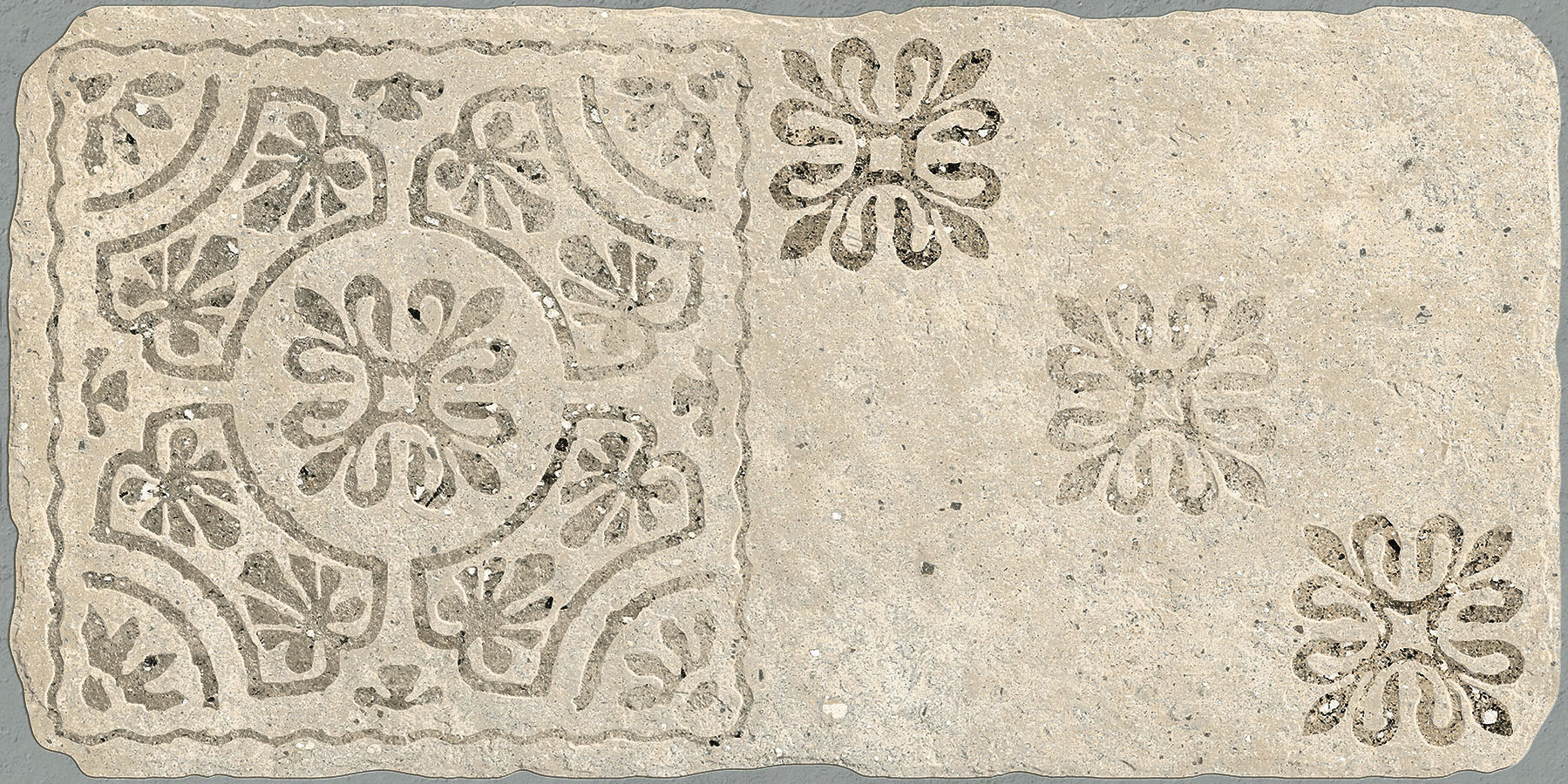 Matte Finish Mandala Universal Heritage Creama Glazed Vitrified Tiles 300x600 mm