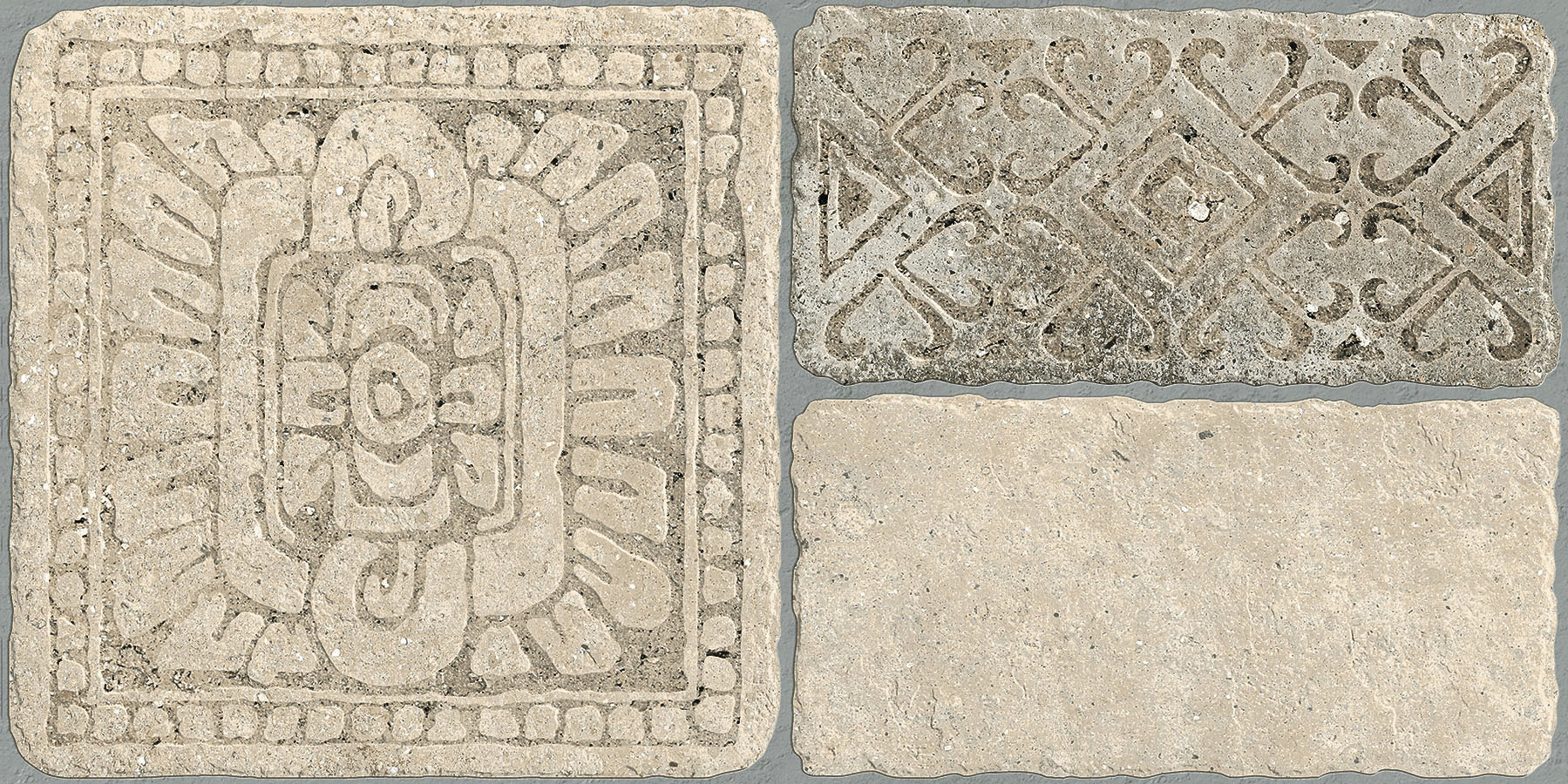 Matte Finish Mandala Universal Heritage Creama Glazed Vitrified Tiles 300x600 mm