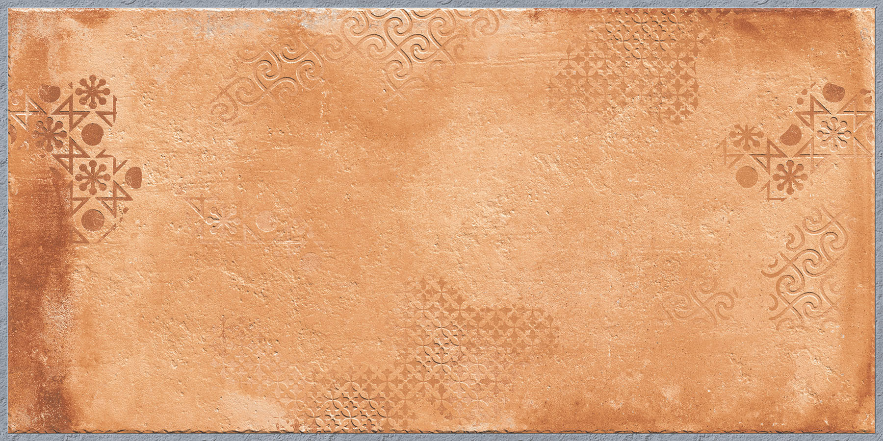 Matte Finish Mandala Universal Rustic Cotto Glazed Vitrified Tiles 300x600 mm