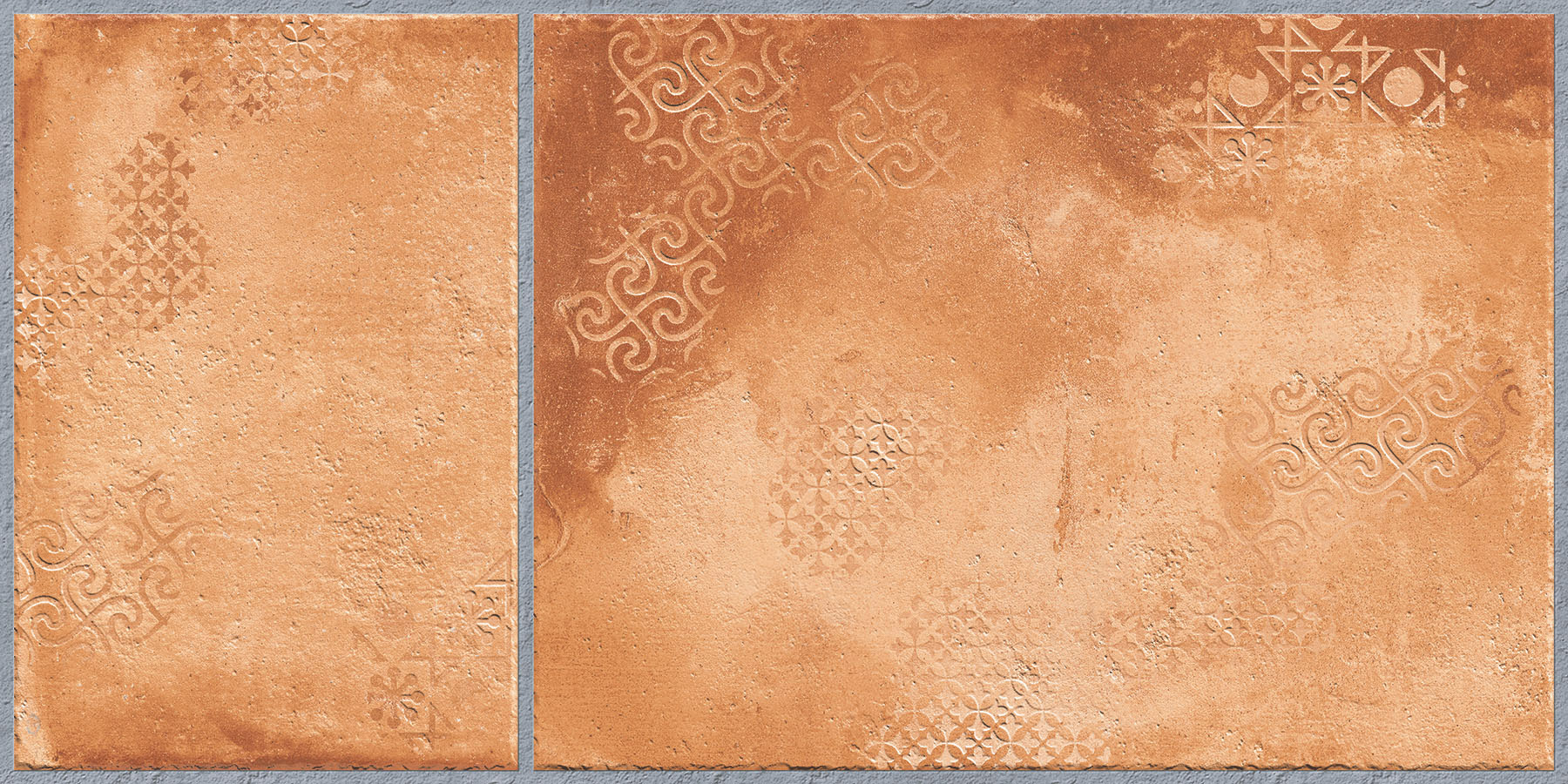 Matte Finish Mandala Universal Rustic Cotto Glazed Vitrified Tiles 300x600 mm