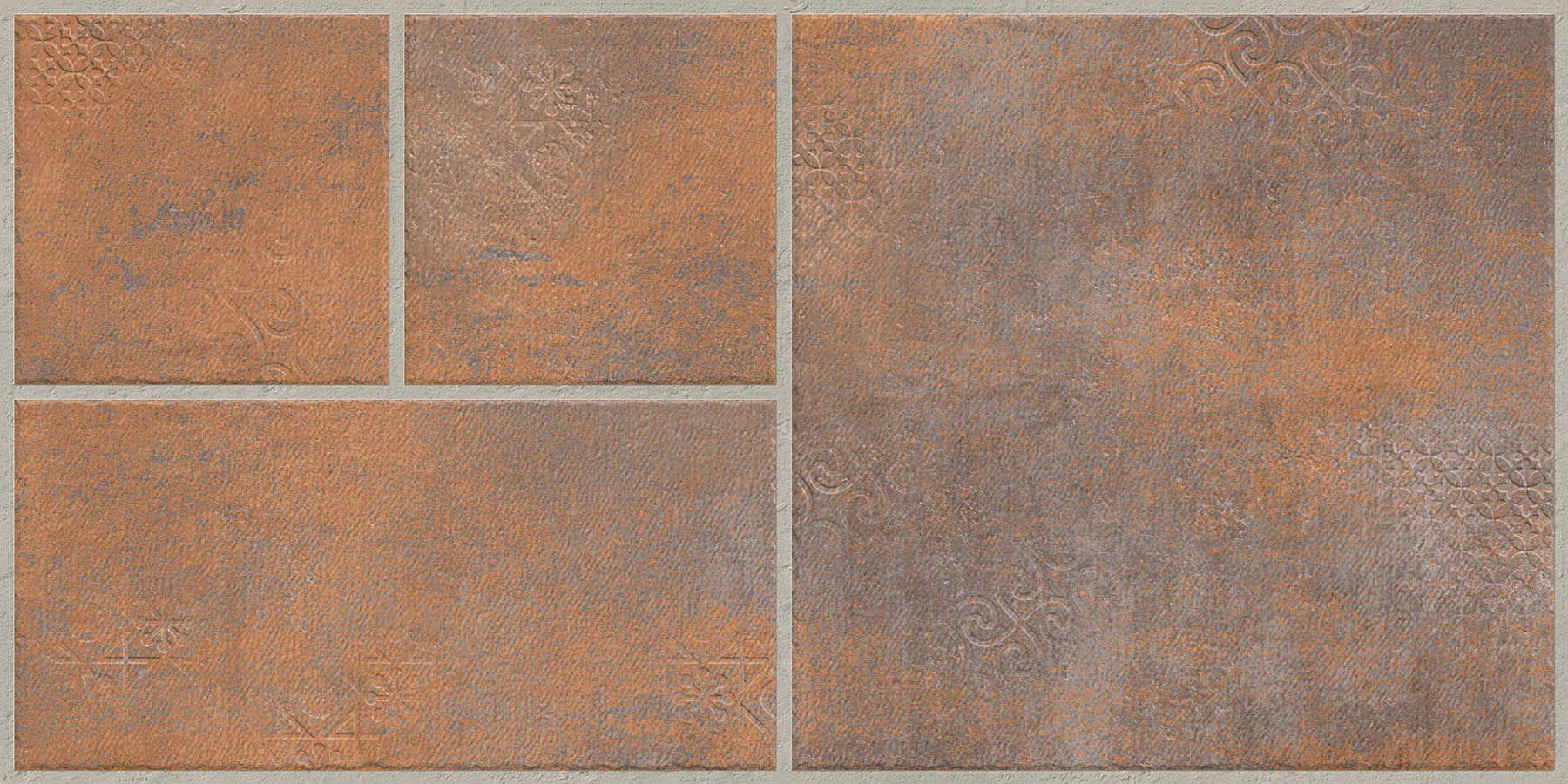 Matte Finish Mandala Universal Rustic Jungi Glazed Vitrified Tiles 300x600 mm