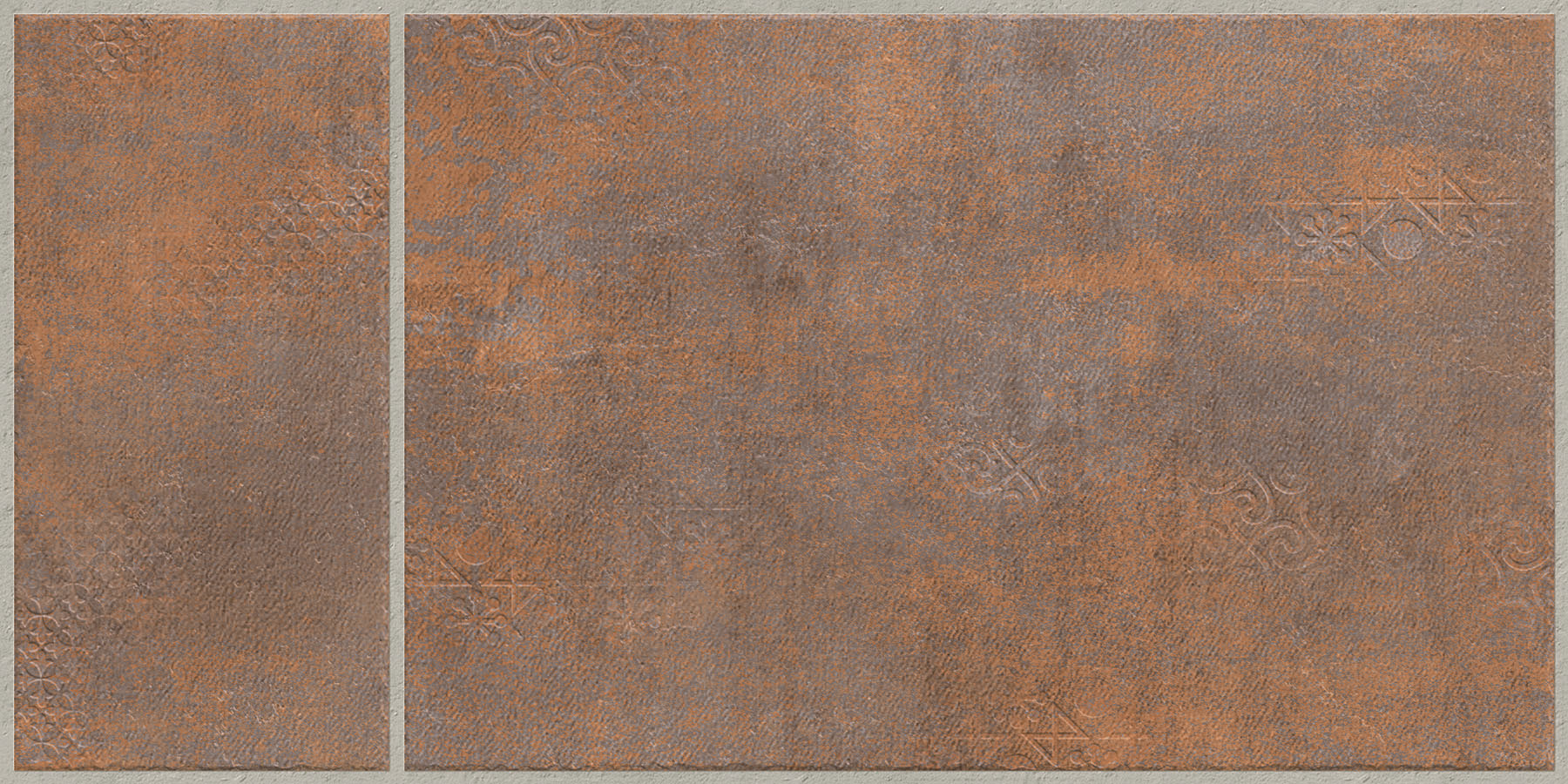 Matte Finish Mandala Universal Rustic Jungi Glazed Vitrified Tiles 300x600 mm
