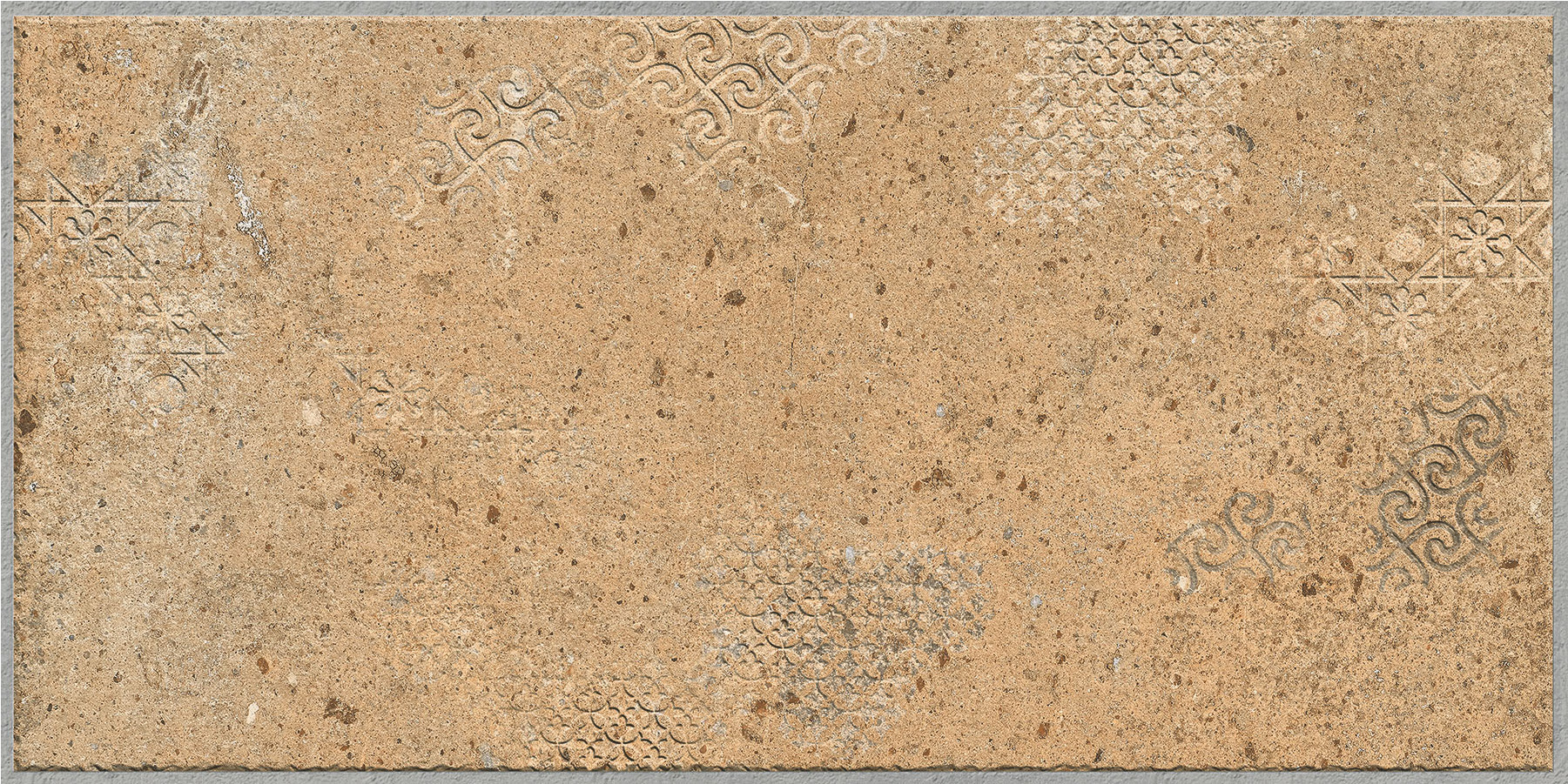 Matte Finish Mandala Universal Rustic Multi Glazed Vitrified Tiles 300x600 mm