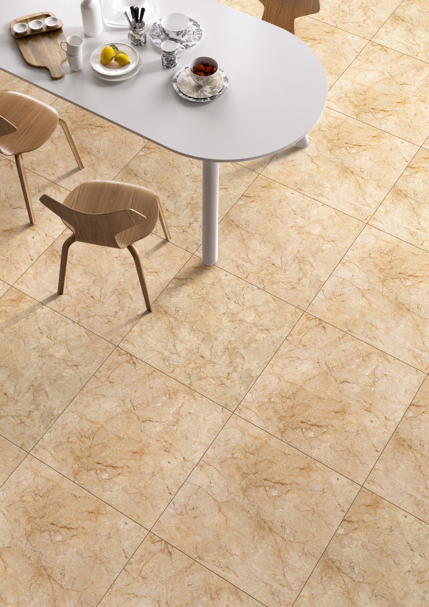 Matte Finish ODF Morris Beige FT Ceramic tile 600x600 mm