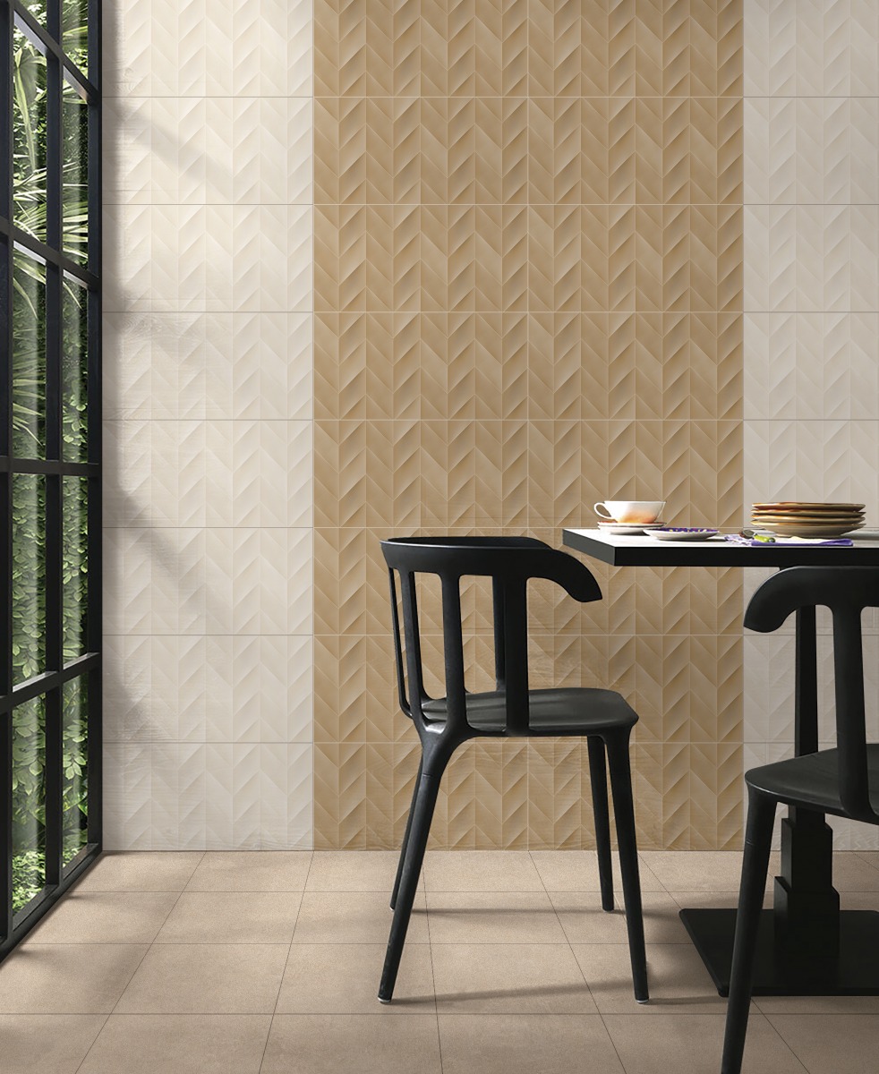Glossy Finish ODG Arrow Creama   Ceramic tile 300x600 mm