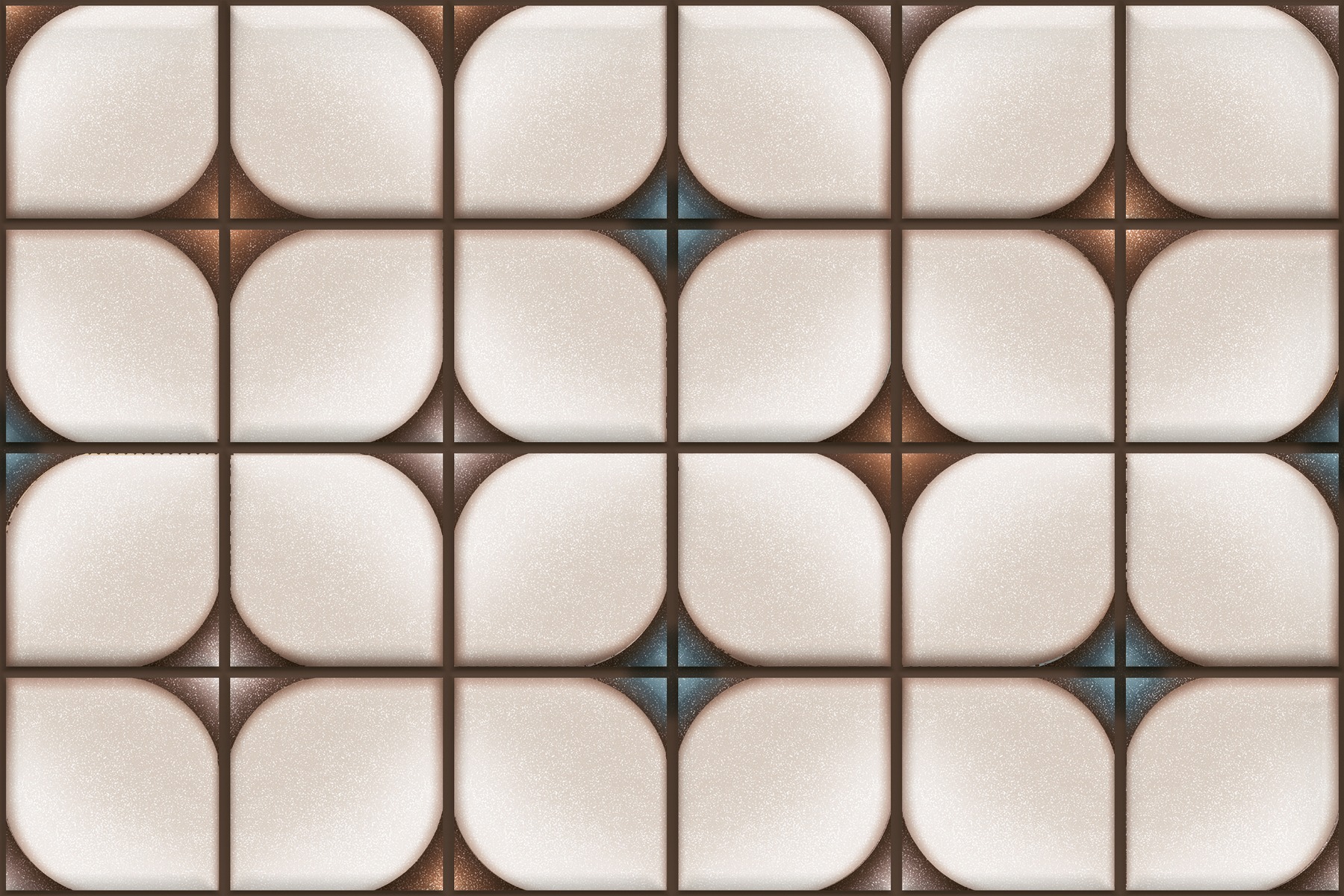Glossy Finish ODG Creama Star Petal Ceramic tile 300x450 mm