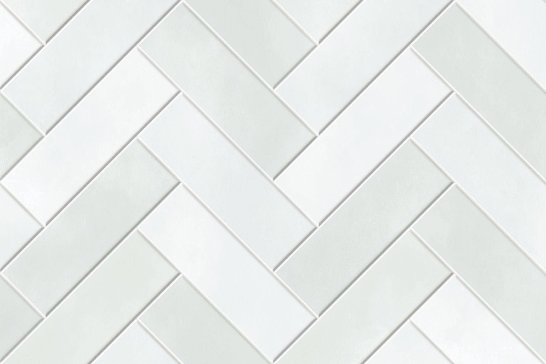 Glossy Finish ODG Green LT Herringbone Ceramic tile 300x450 mm