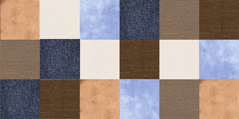 Glossy Finish ODG Juno Multi DK Ceramic tile 300x600 mm