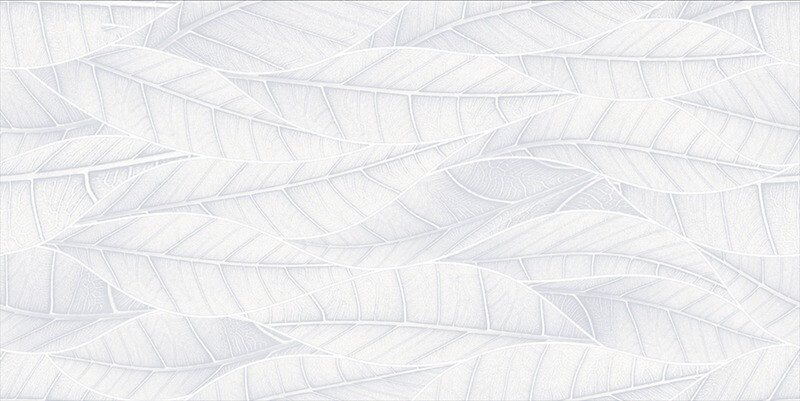 Glossy Finish ODG Leaves Grey LT Ceramic tile 300x600 mm