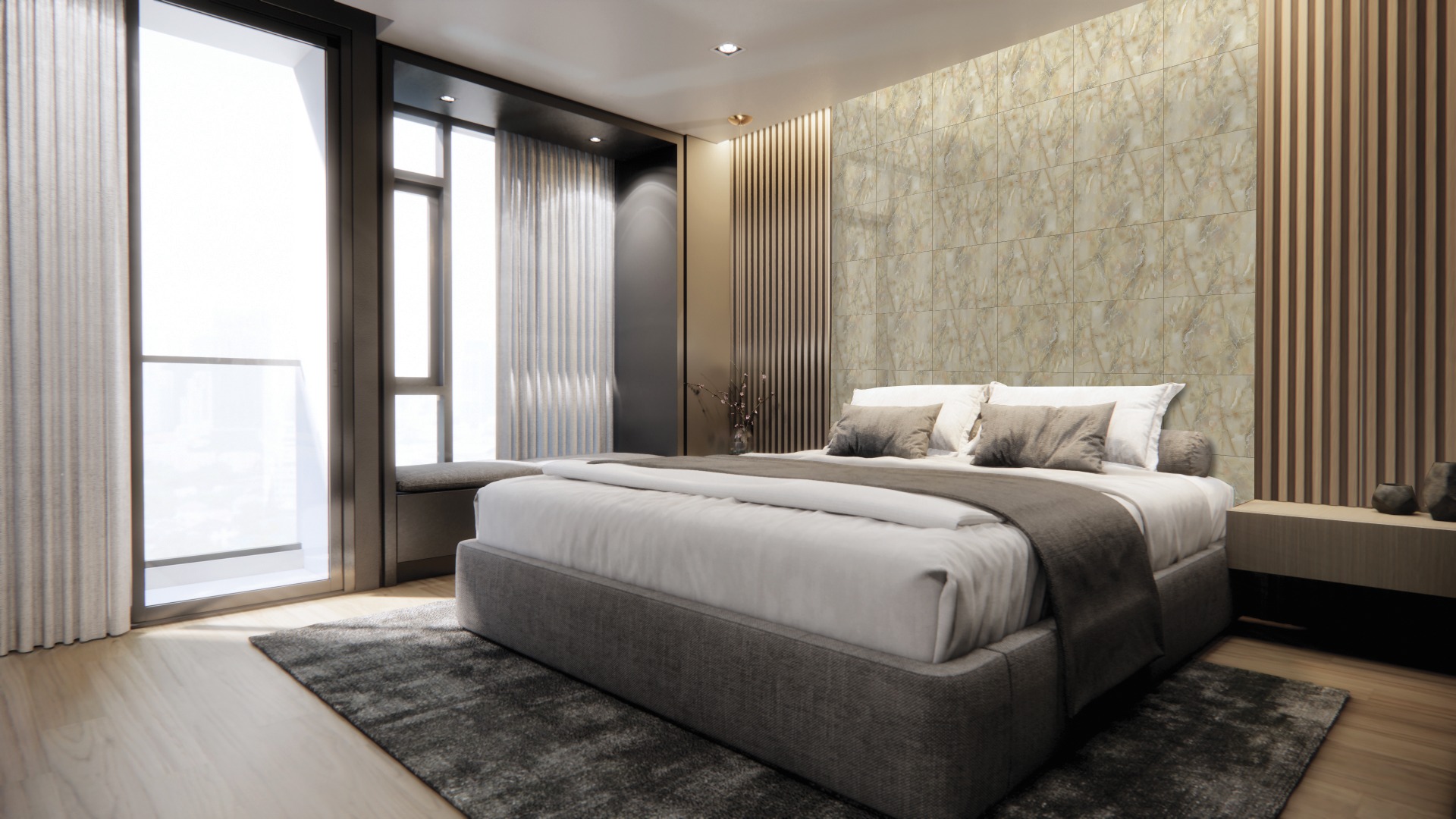 Glossy Finish ODG Robin Verde DK Ceramic tile 300x450 mm