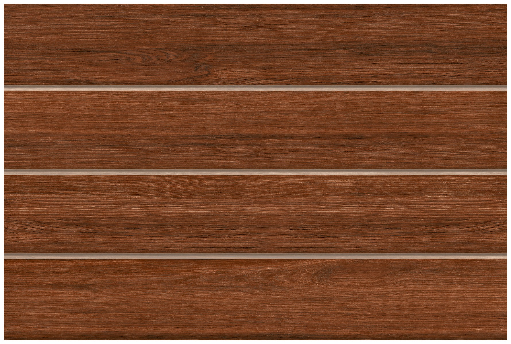 Glossy Finish ODG Walnut Strip Wood Brown Ceramic tile 300x450 mm