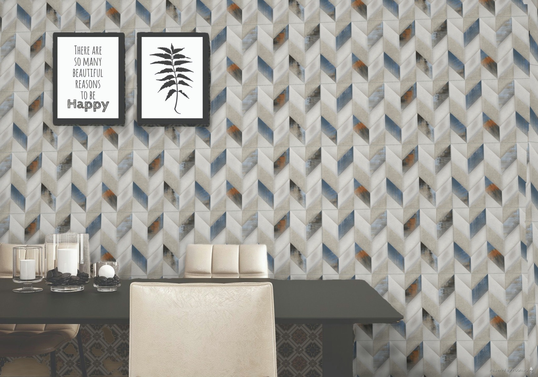Matte Finish ODH Arrow Abstract HL   Ceramic tile 300x600 mm
