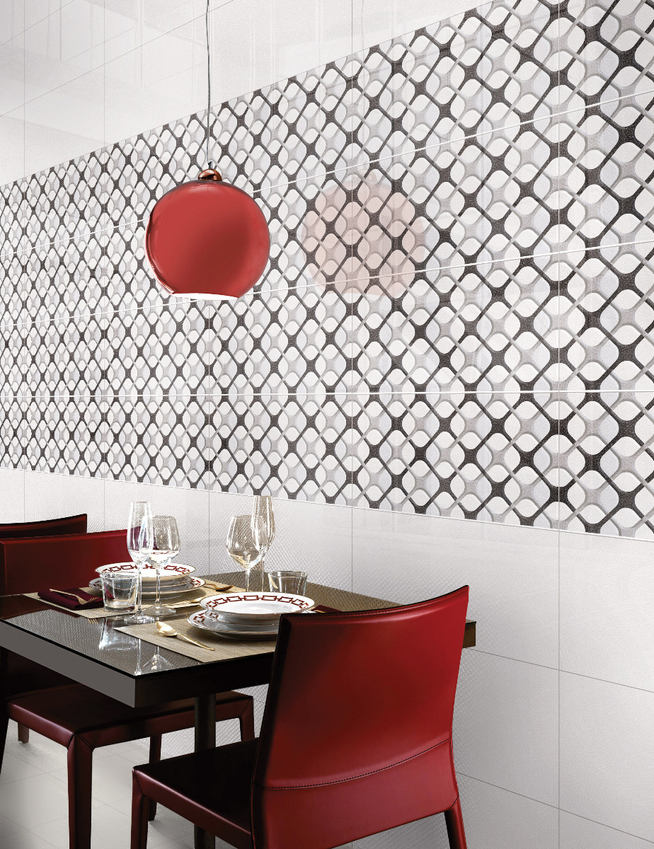 Glossy Finish ODH Leathra HL Ceramic tile 300x600 mm