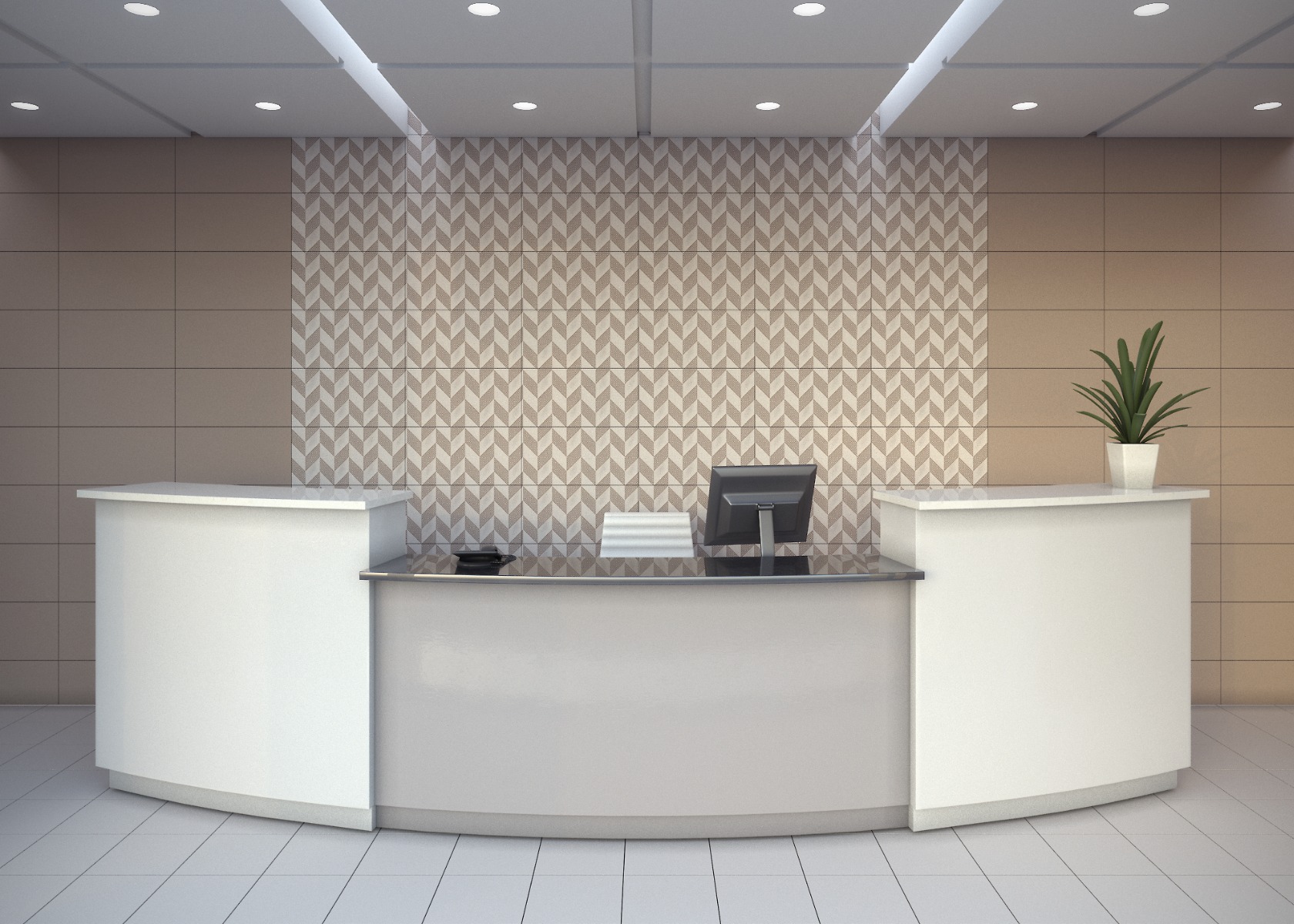Matte Finish ODH Arrow Cedar BR HL   Ceramic tile 300x600 mm
