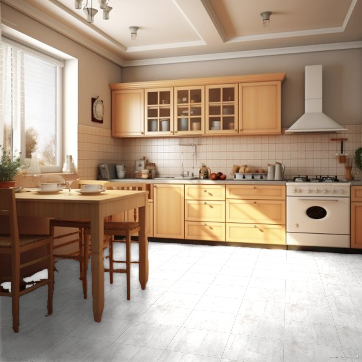Matte Finish ODM D-Lite Grey LT FL Ceramic tile 300x300 mm