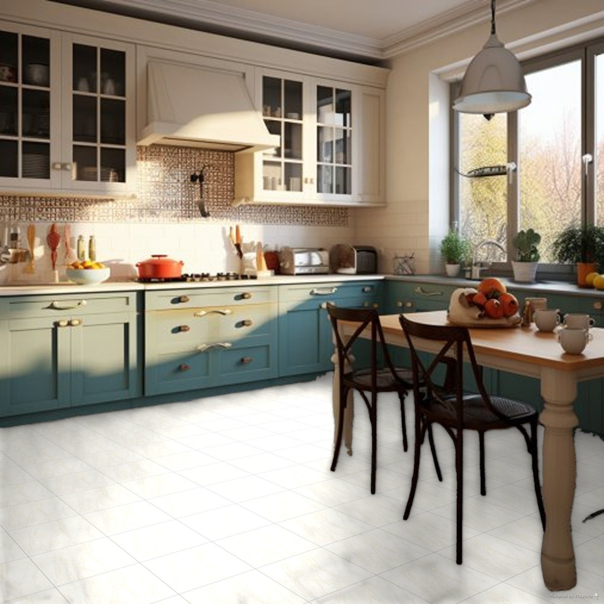 Matte Finish ODM Daffodil (EC) Ivory FL Ceramic tile 300x300 mm