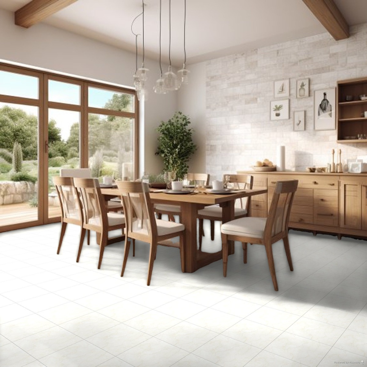 Matte Finish ODM Empress (EC) Ivory FL Ceramic tile 300x300 mm
