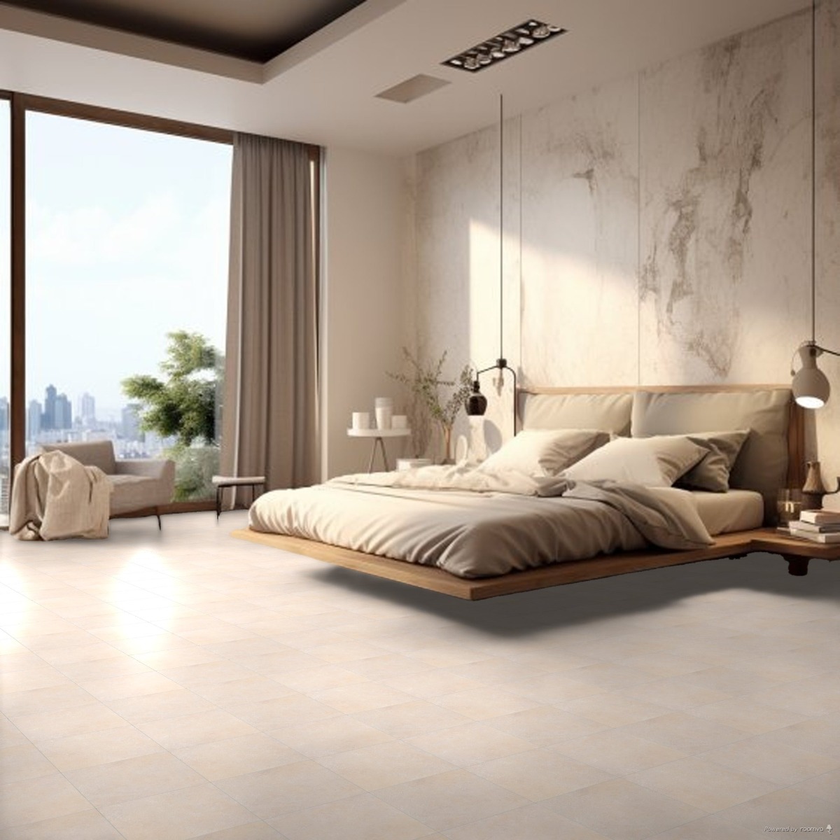 Matte Finish ODM Marco (EC) Beige LT FL Ceramic tile 300x300 mm