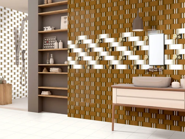 OHG Brown Flower Brick Strip HL