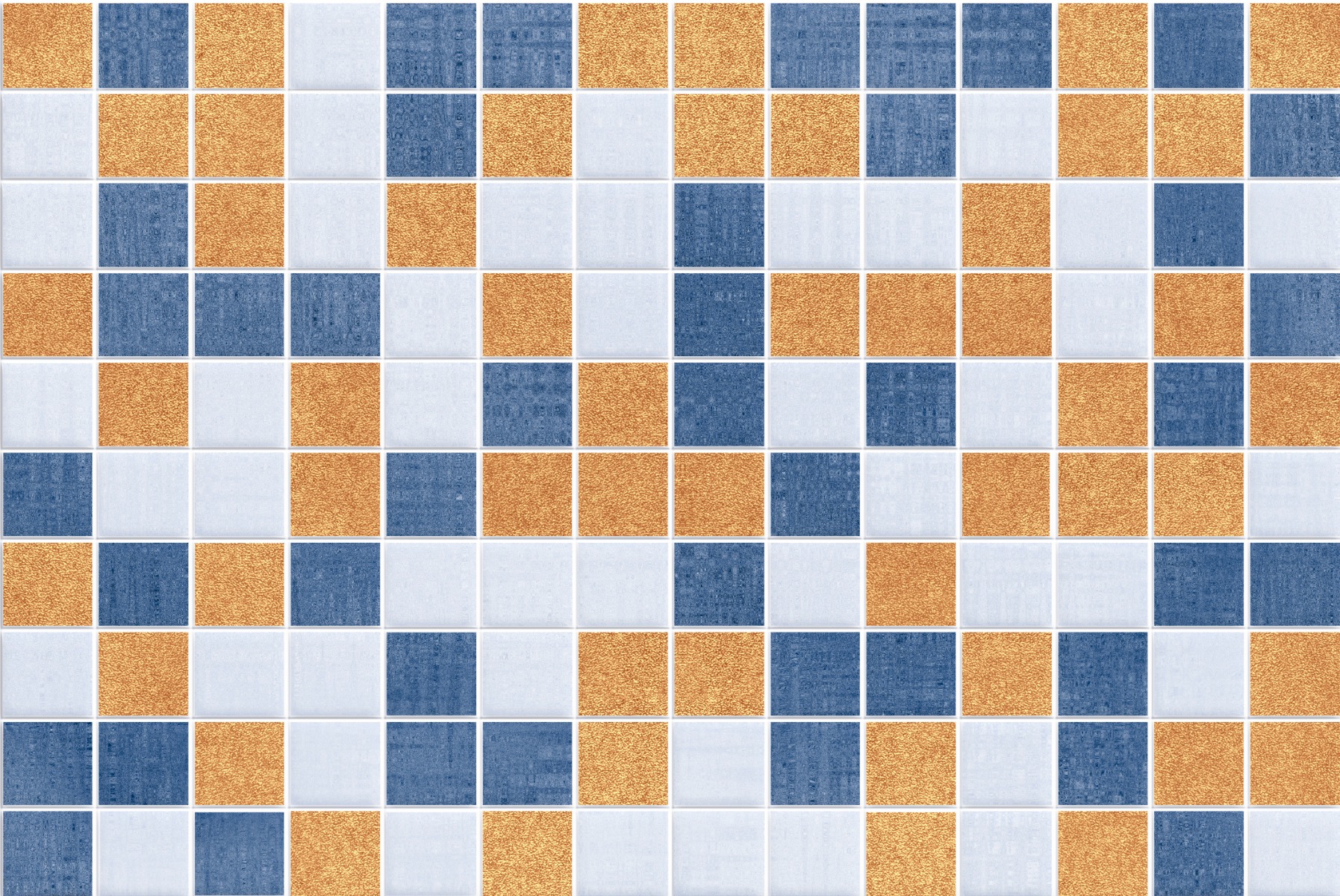 OHG Checkered Mosaic Blue HL
