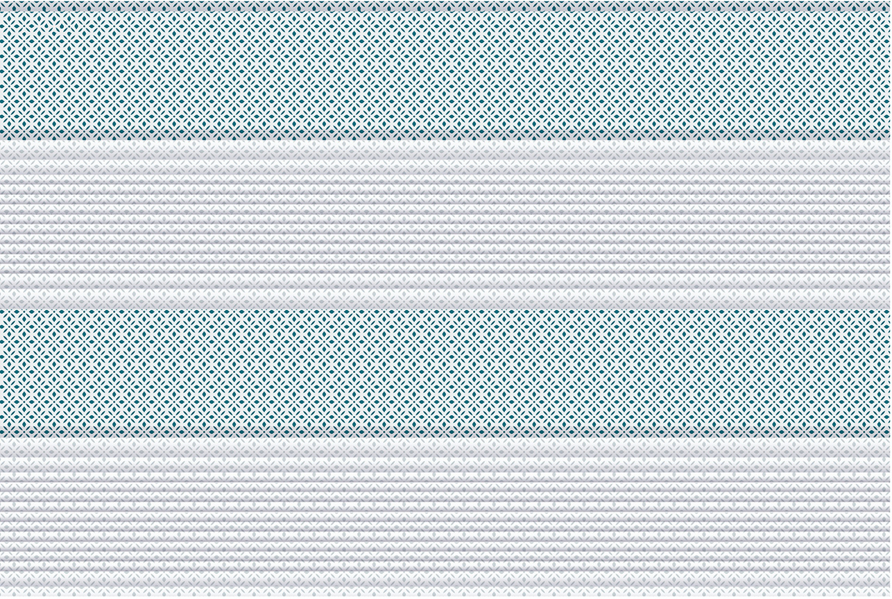 OHG Line Floral Grid Aqua HL
