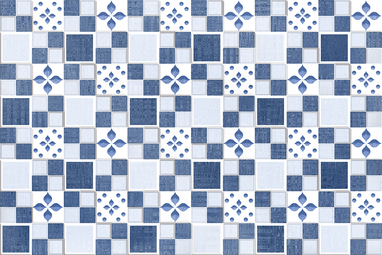 OHG Multi Mosaic Blue HL