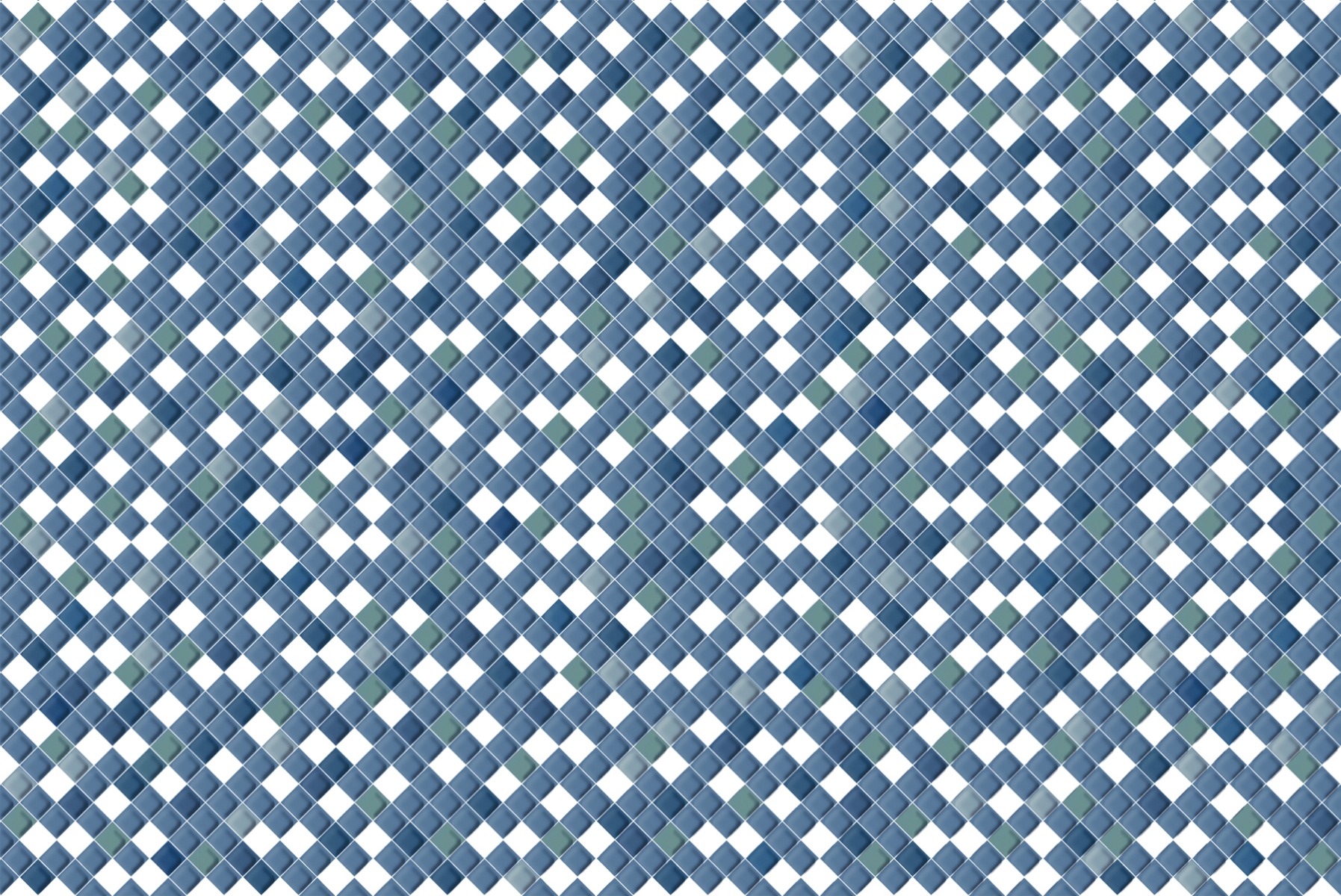 OHG Pixel Mosaic Blue Aqua HL