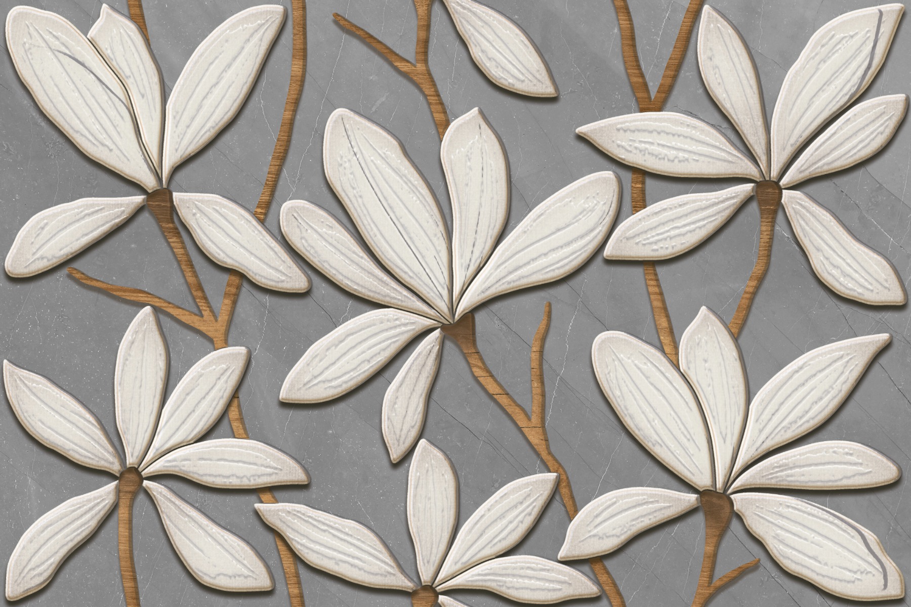 Glossy Finish OHG Stargazer Grey HL Ceramic tile 300x450 mm