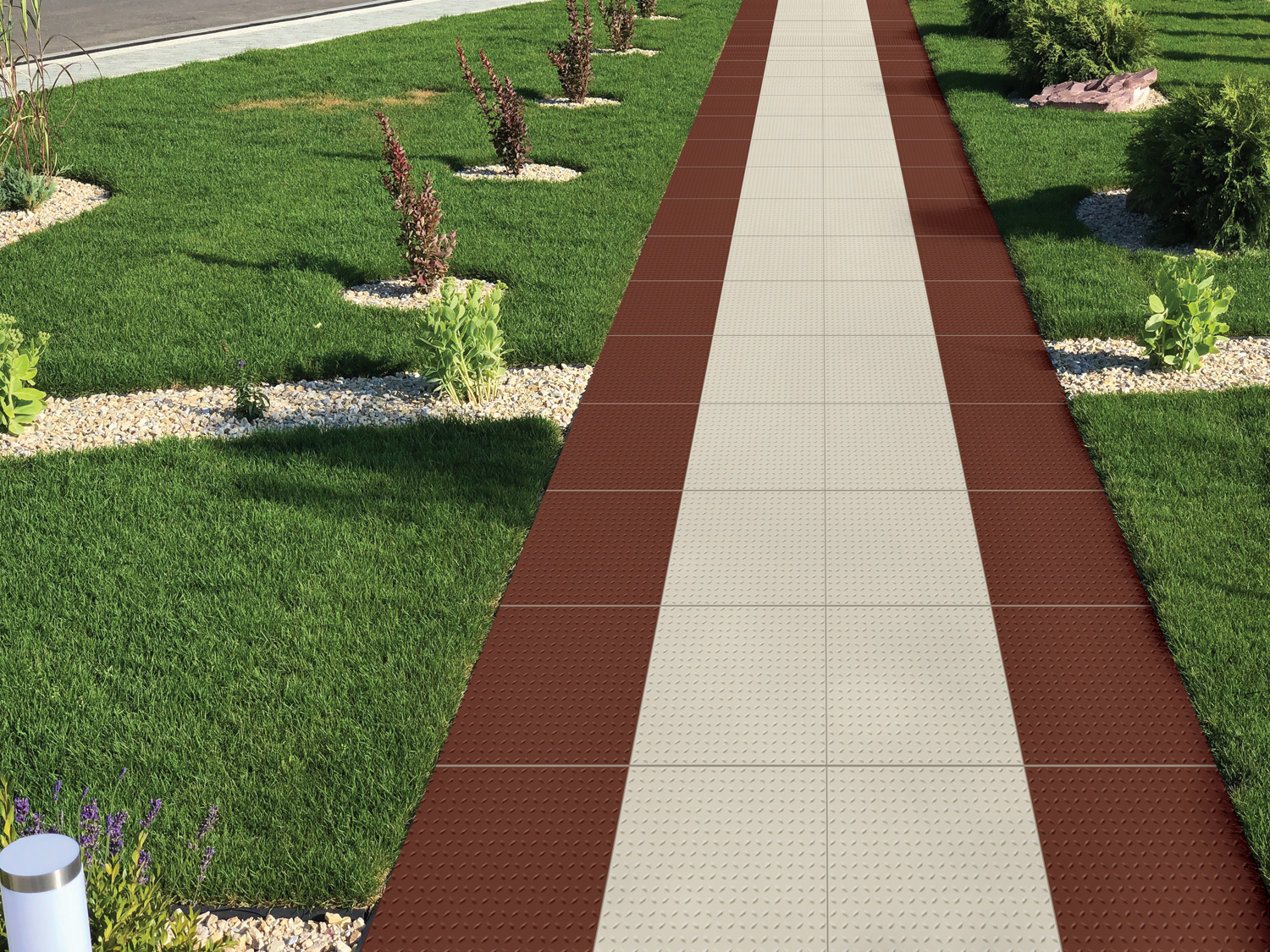 Matte Finish OPV Star Terracotta Ceramic tile 300x300 mm