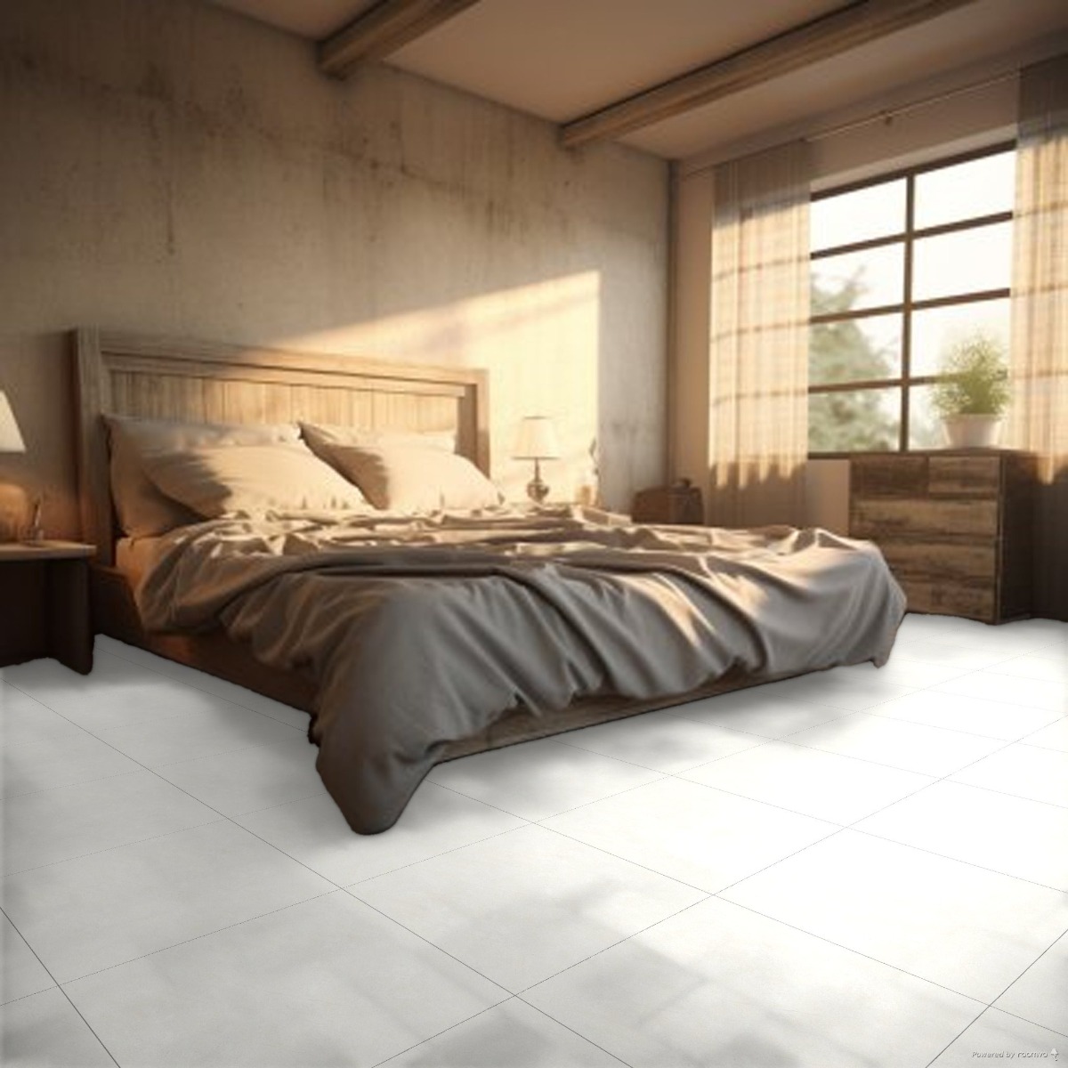 Matte Finish DGVT Barca Grey Vitrified tile 600x600 mm