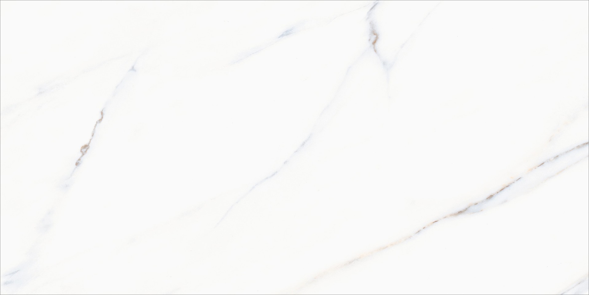 Glossy Finish PGVT Carara Marble Vitrified tile 600x1200 mm