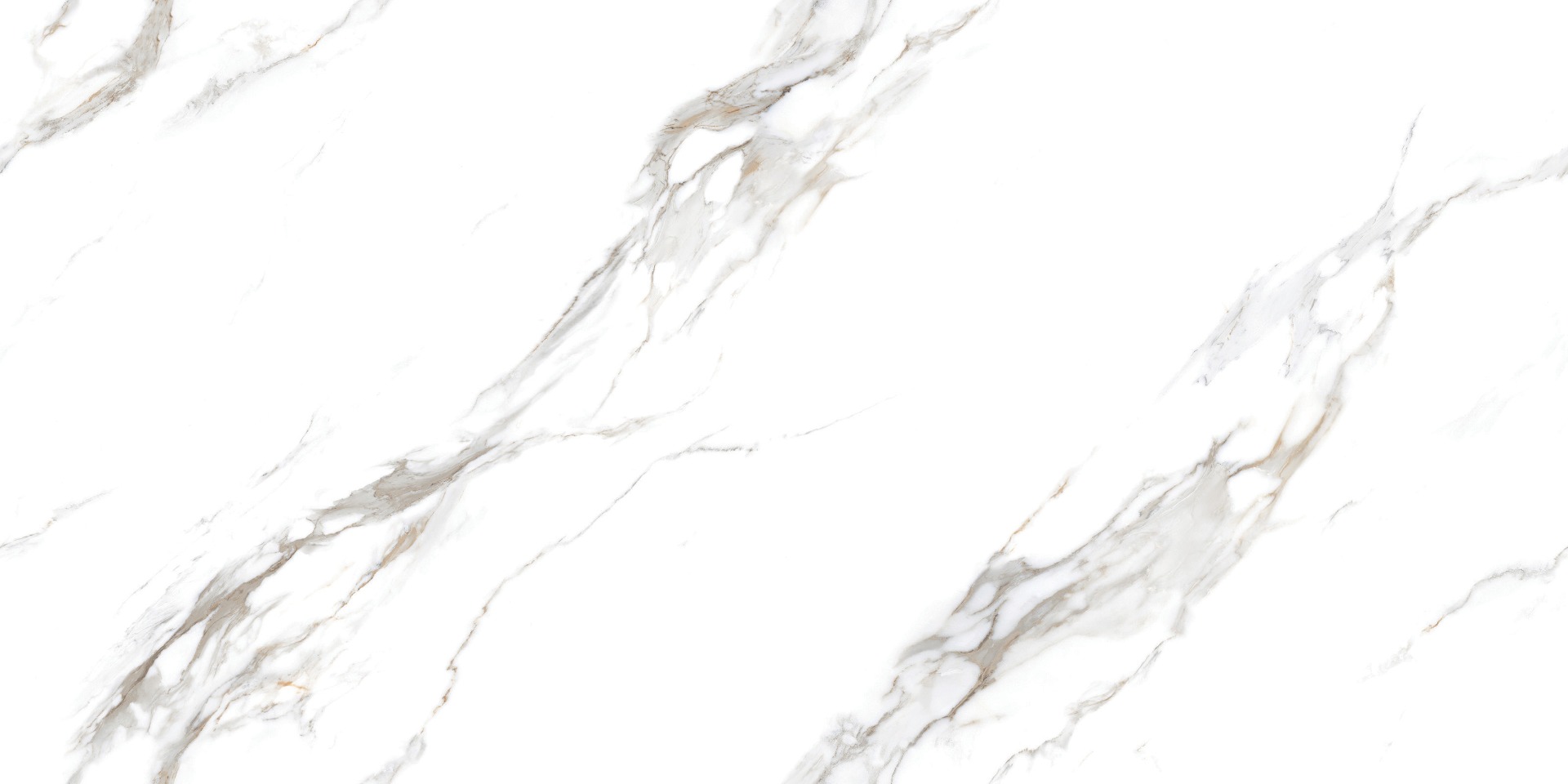 Glossy Finish PGVT Endless Calacatta Bianco  GVT Endless Tiles 800x1600 mm