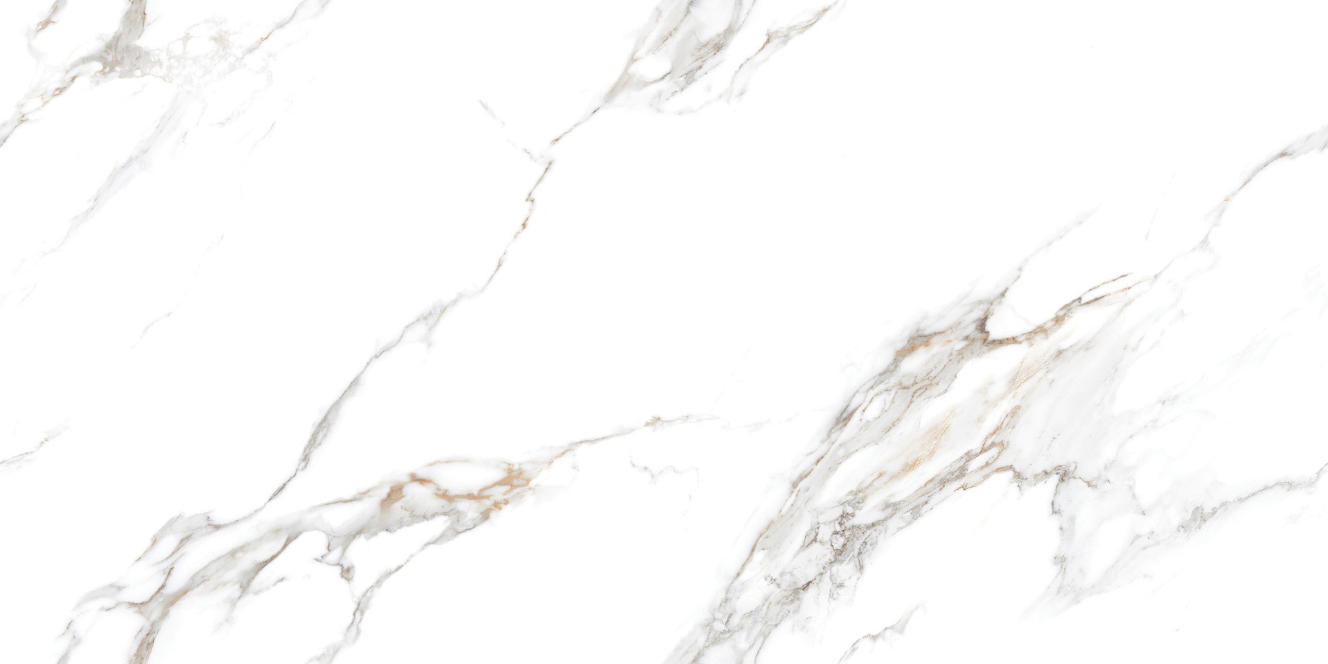 Glossy Finish PGVT Endless Calacatta Bianco  GVT Endless Tiles 800x1600 mm