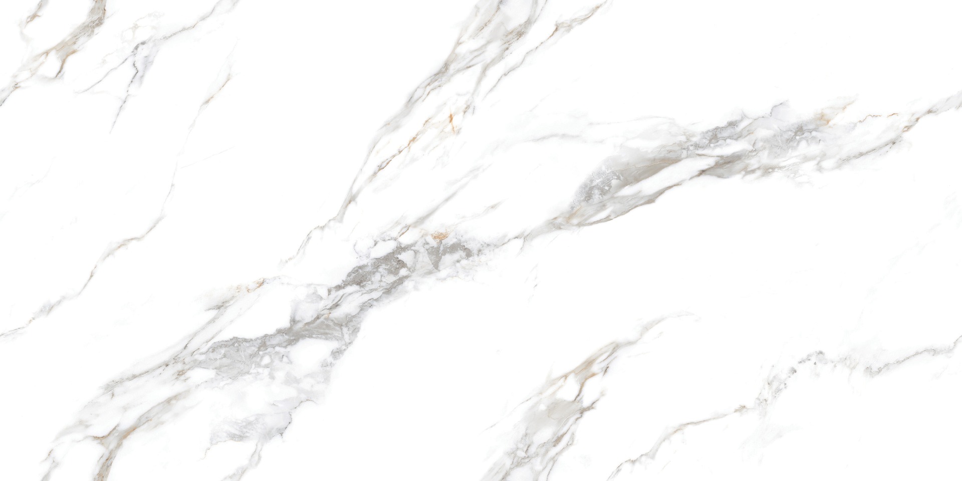 Glossy Finish PGVT Endless Calacatta Bianco  GVT Endless Tiles 800x1600 mm