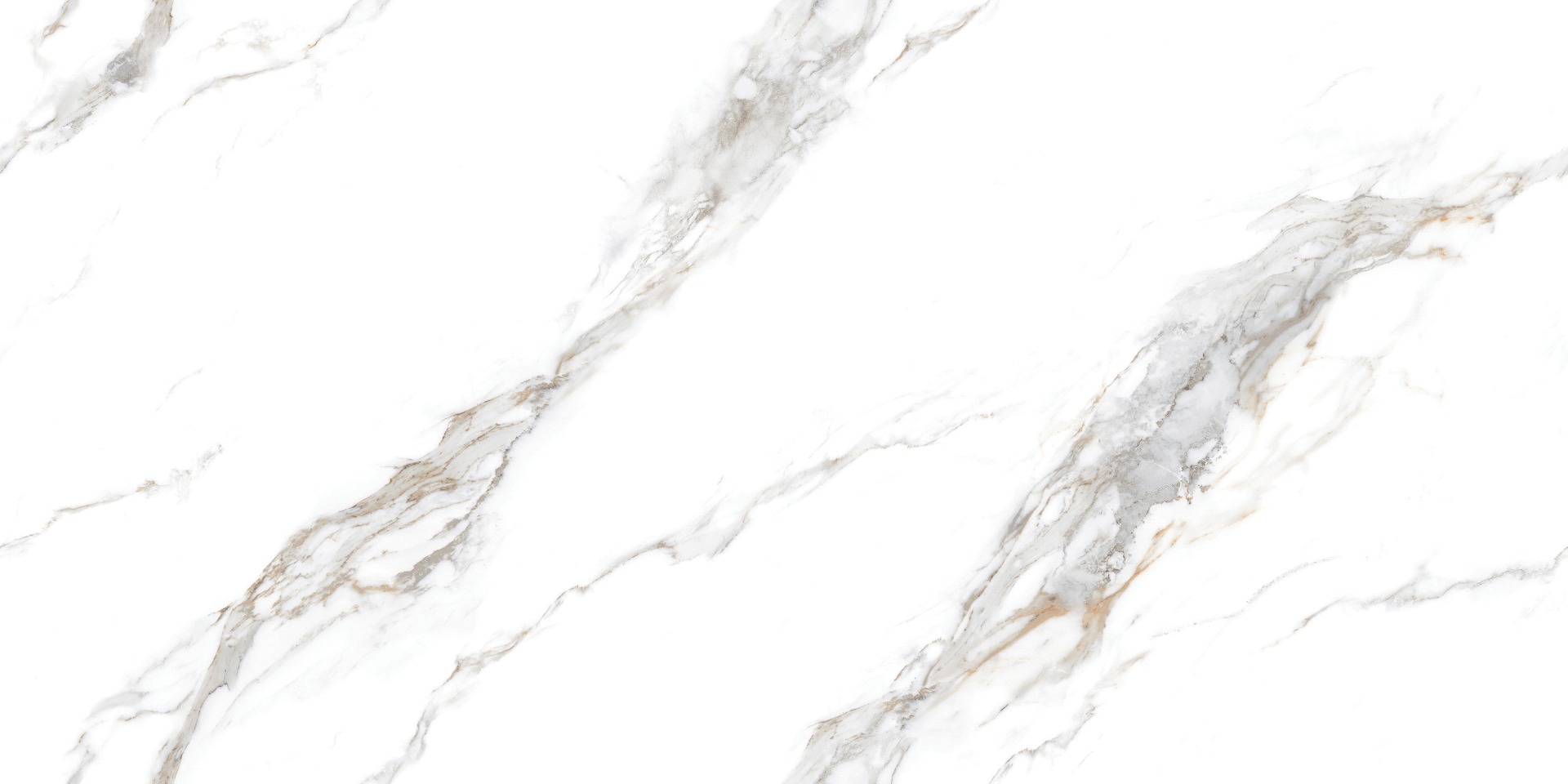 Glossy Finish PGVT Endless Calacatta Bianco  GVT Endless Tiles 800x1600 mm
