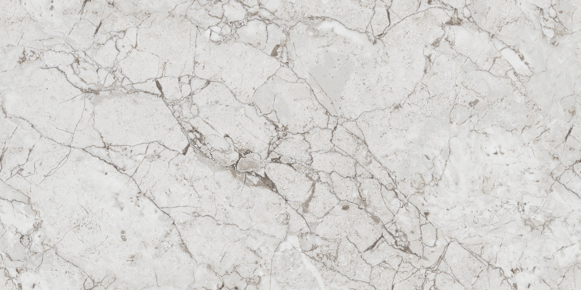 Glossy Finish  PGVT Endless Crackle Marble Grey  GVT Endless Tiles 800x1600 mm