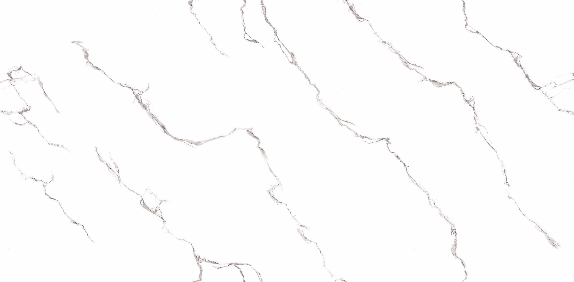 Glossy Finish PGVT Endless Statuario White Glazed Vitrified Tiles 600x1200 mm
