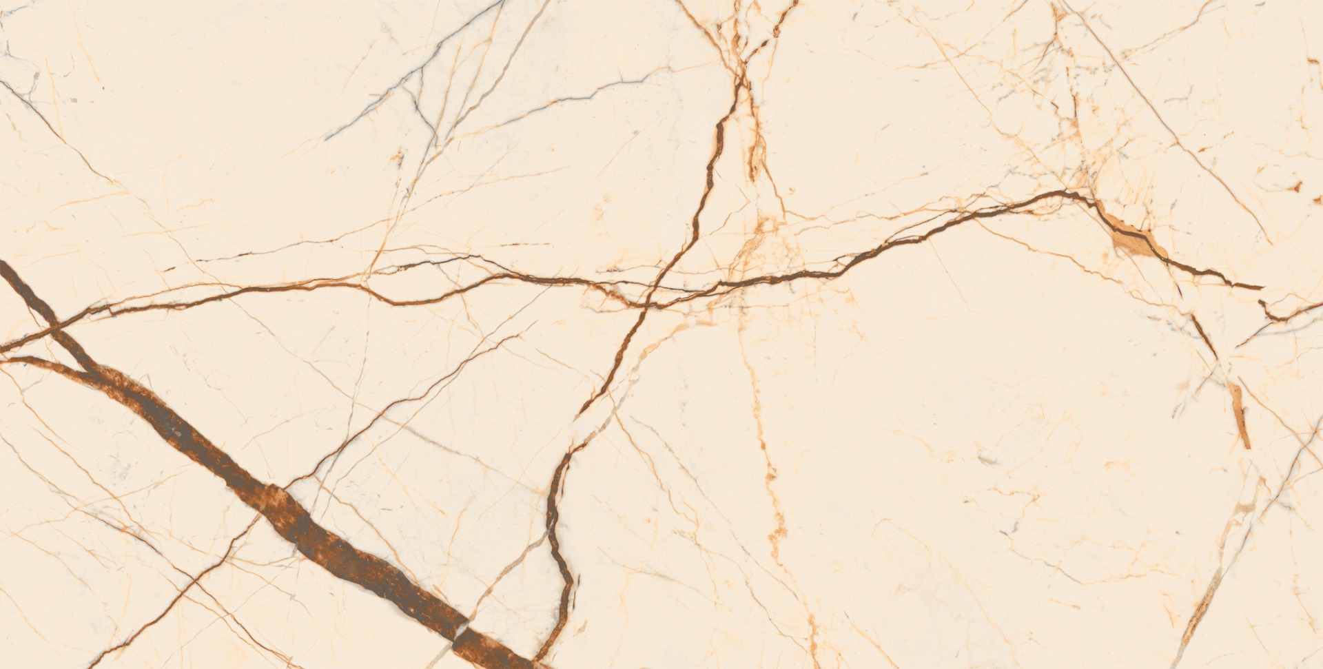 Glossy Finish PGVT Giallo Siena Glazed Vitrified Tiles 600x1200 mm