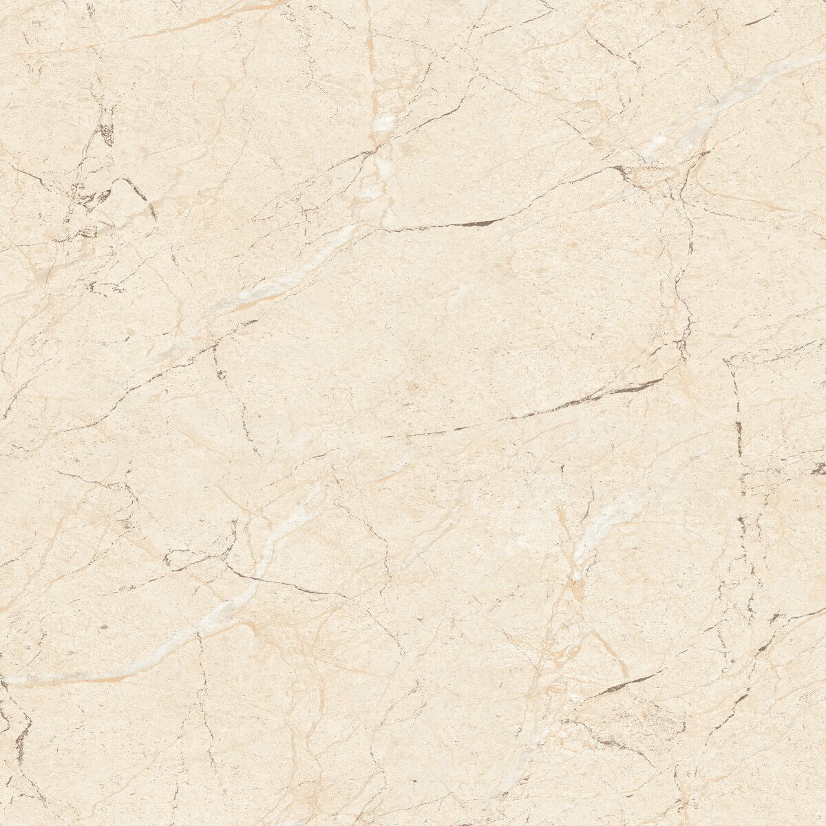 Glossy Finish PGVT Istan Ivory Vitrified tile 600x600 mm